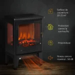 Cheminée électrique poêle néo-rétro – Image 2