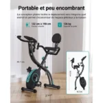 Vélo d’appartement 4 en 1 pliable – Image 3