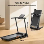 Tapis de course pliable FT61 – Image 2