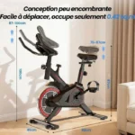 Vélo d'appartement résistance réglable – Image 3